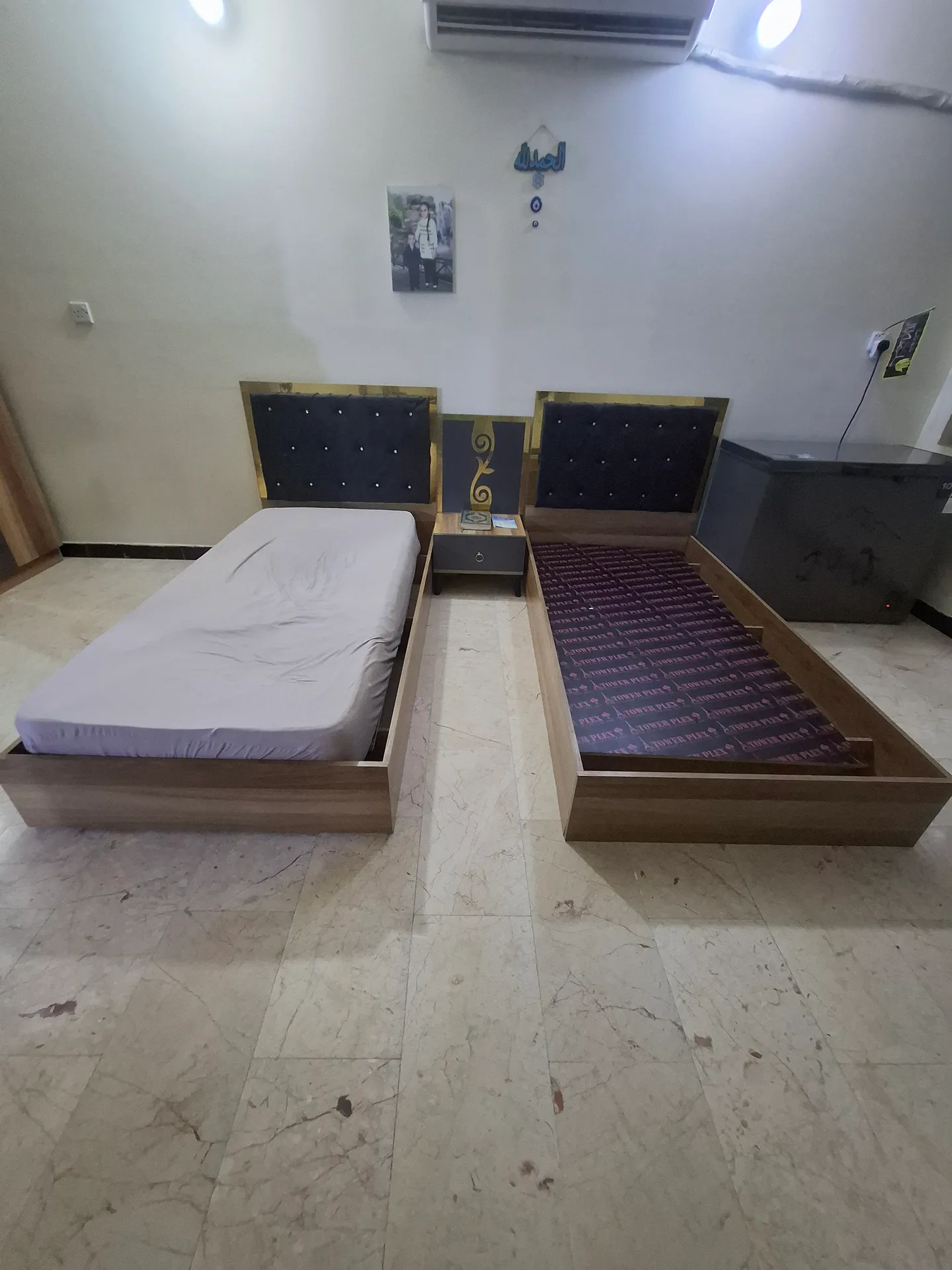 غرفه نوم شبابيه سعرها ٥٠٠ الف وبيهه مجال اخت الجديده