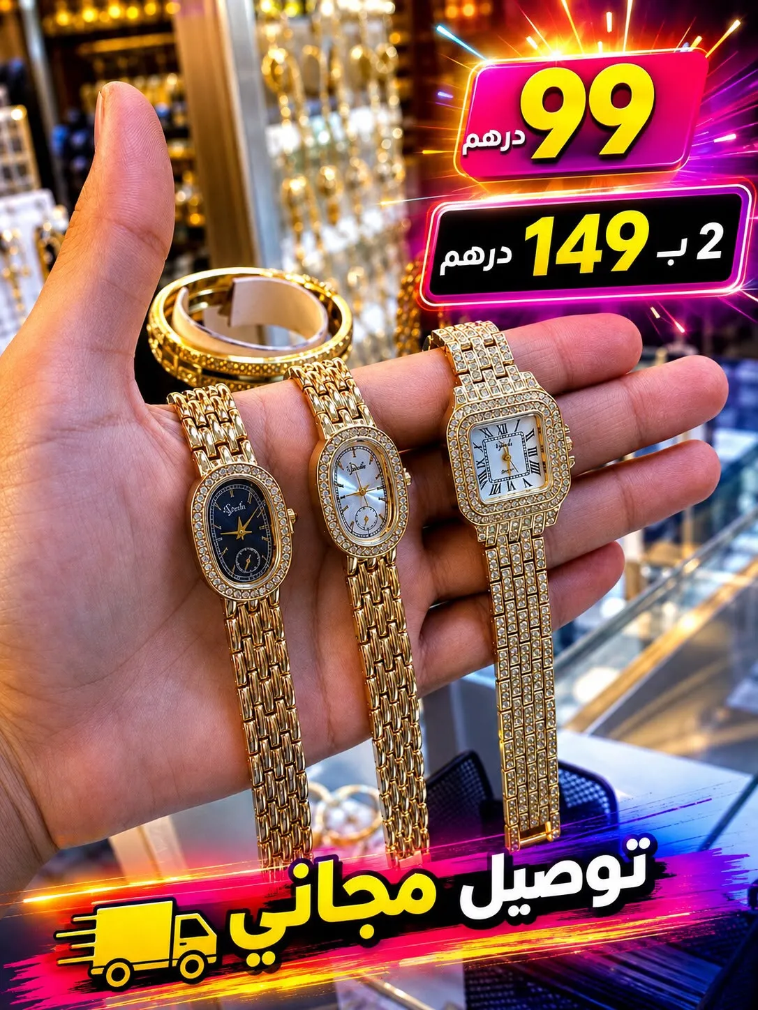 ساعات انيقة