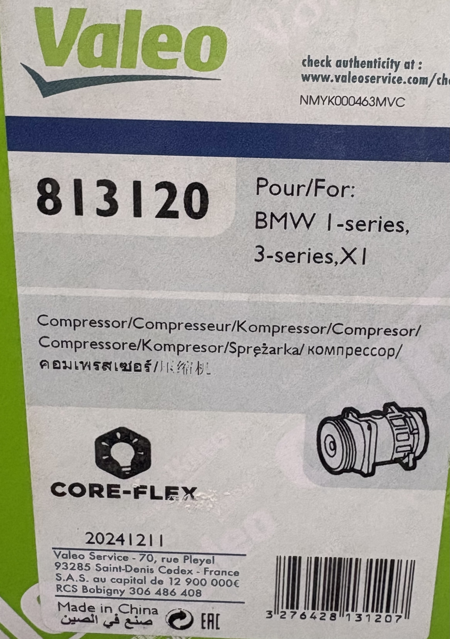 Electric Compressor for BMW 5 Series 2010 - New