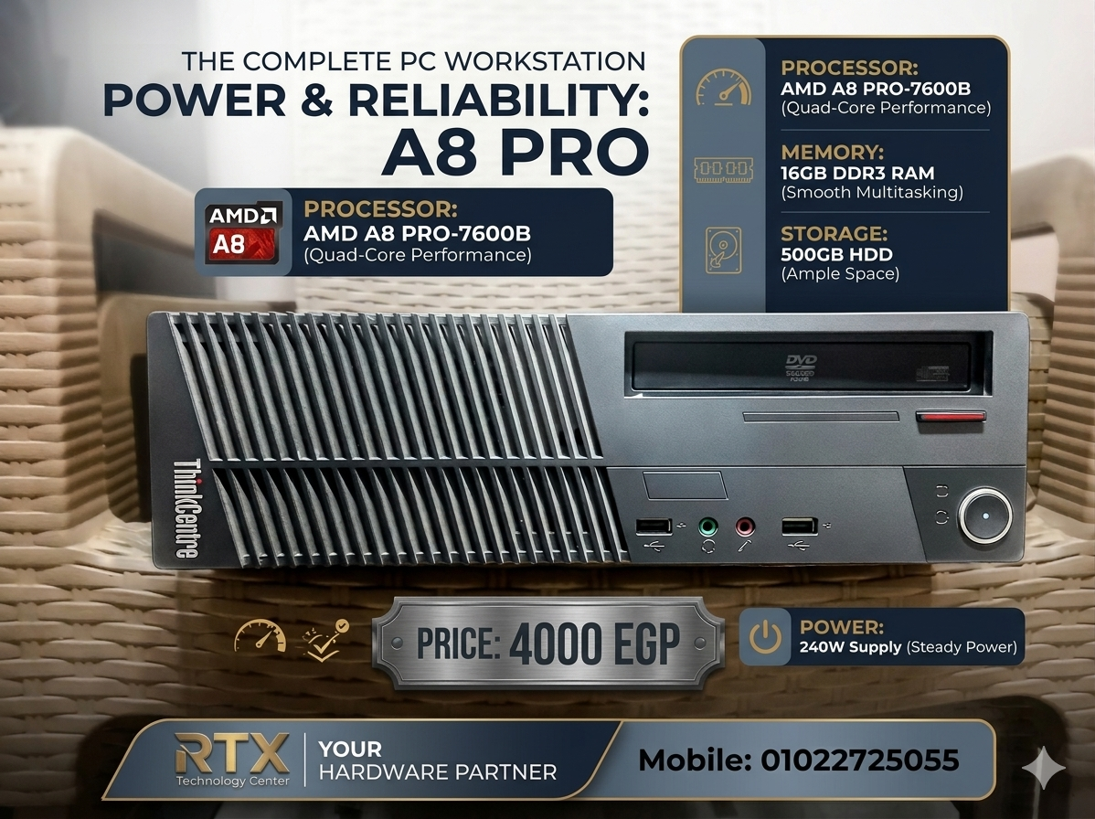 A8-PRO7600p RAM-16DDR3 harh 500 سعر4000