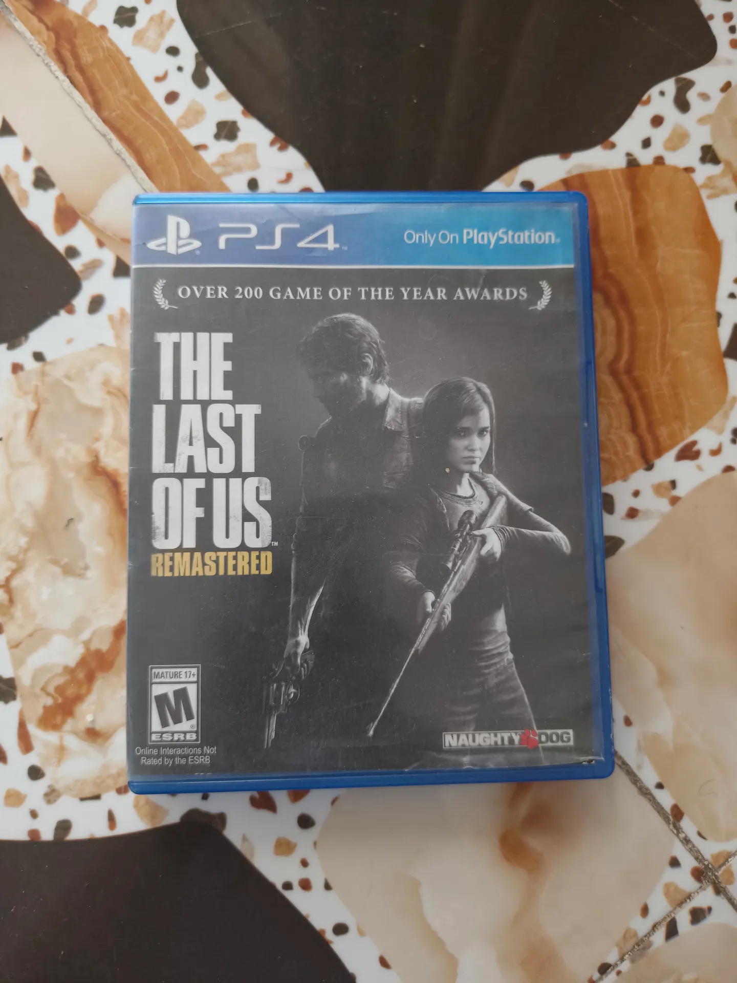 قرص ذا لاست اوف اس نسخة PS4 نضيف جدا