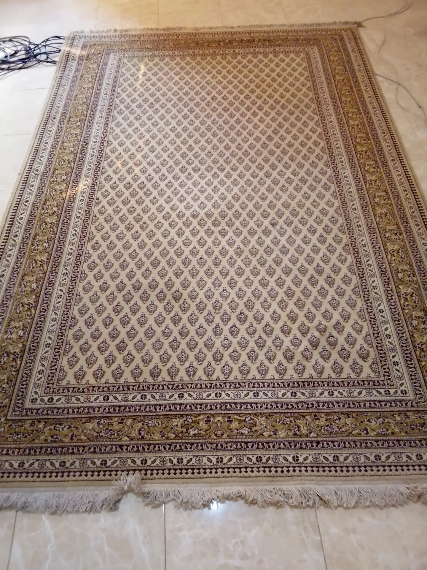 سجادة خامة صوف ايراني مكن