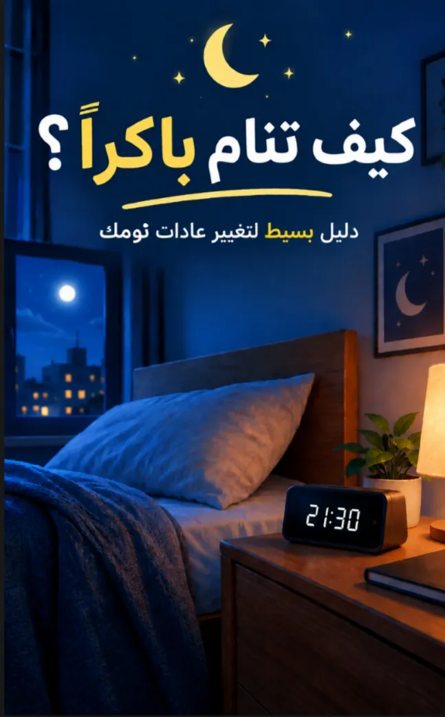 كيف تنام باكرا؟ / كتاب إلكتروني