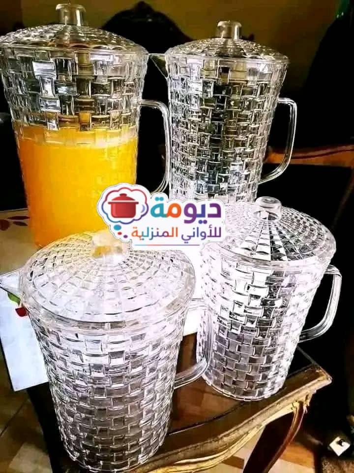 الجديد والحصري 🔥🔥🔥🔥🔥? جوز جكاك? جك فايبر شفاف متين 🌹✌️ سعه 2 لتر من غير كبابي